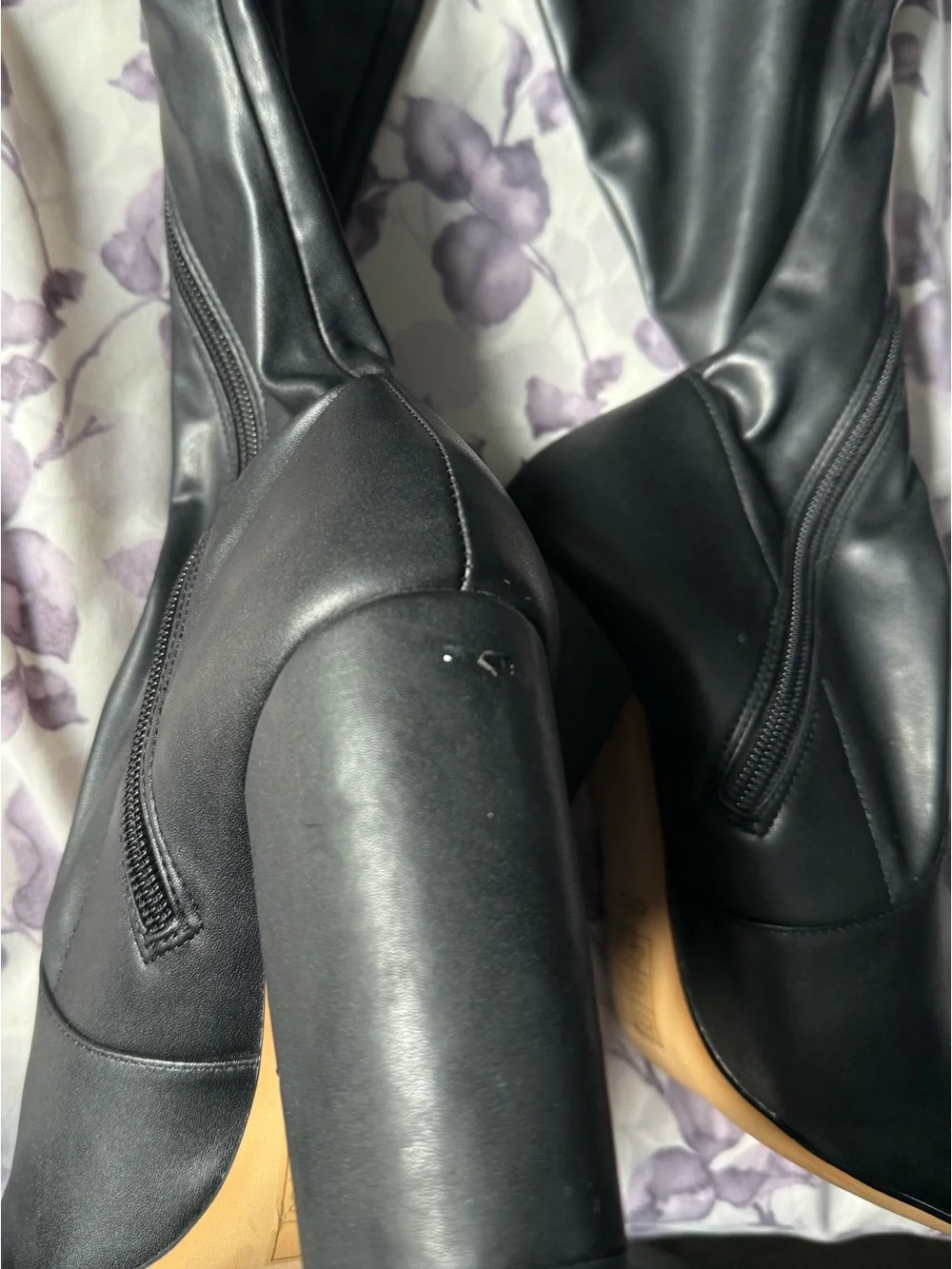 Aldo Over-the-Knee Block Heel Boots - Picture 4 of 8